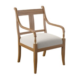 3D hotel chair armrests armchair