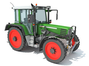 tractor agricultural 3D