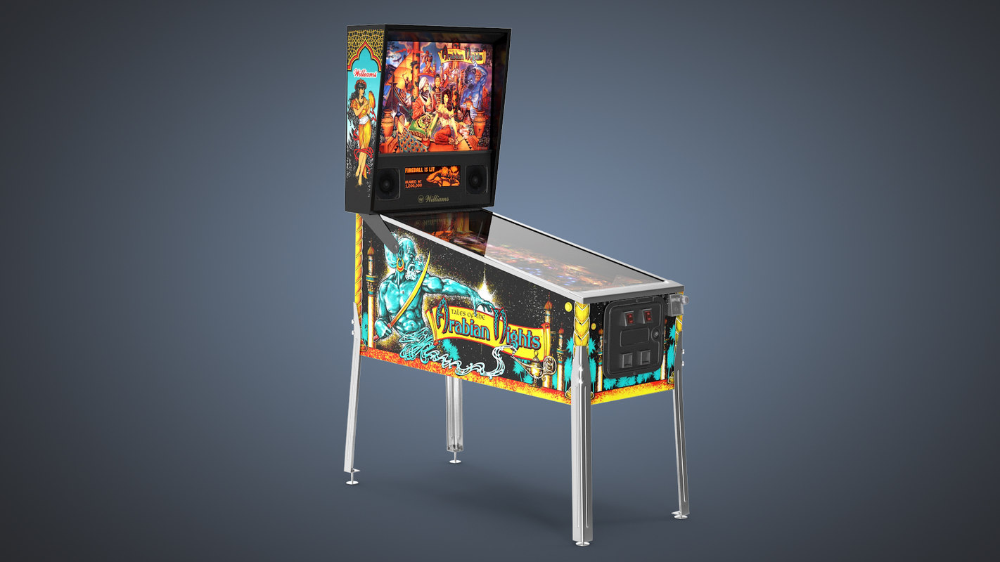 Pinball 3D model TurboSquid 1443714