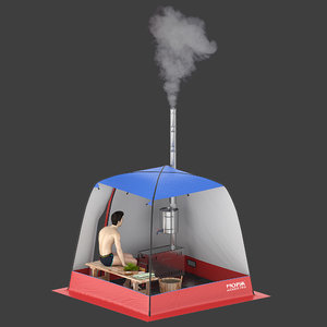 3D tents bathhouses
