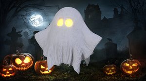3D rigged ghost model