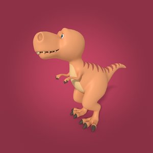 toy dinosaur 3D model