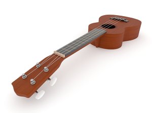 3D ukulele blender v-multi