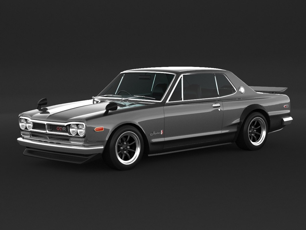 Nissan skyline 3d model