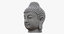 3D buddha head model