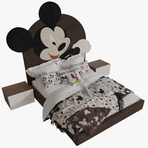 mickey mouse bed 3D model