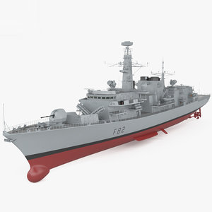 3D type 23 frigate