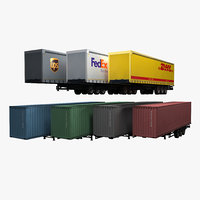 Semi Trailers set