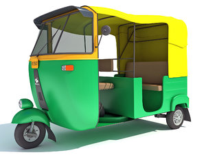 auto rickshaw 3D model