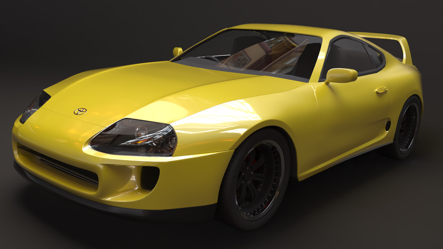 Toyota supra 3d model