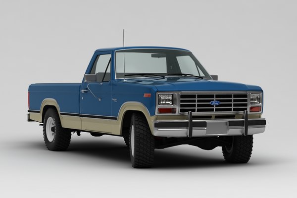 Modele 3d De 1980 1986 Ford Ranger F150 Turbosquid 1444447