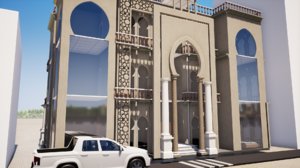 revit architecture lodge 3D model