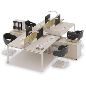 3D office workspace las model