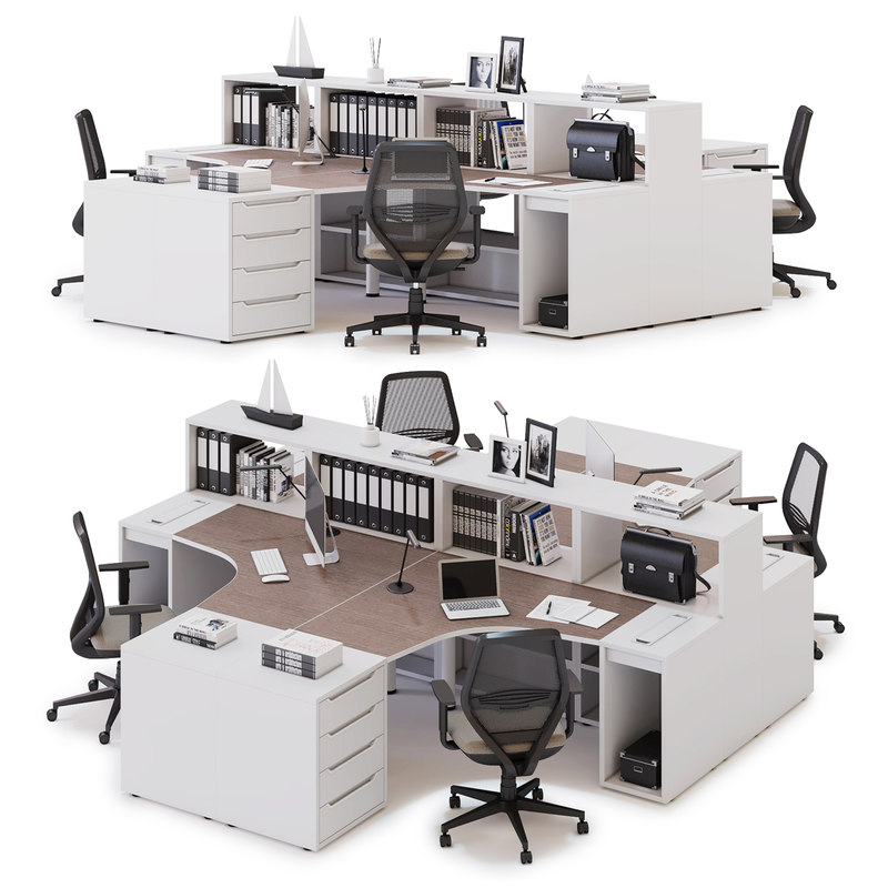 3D office workspace las model - TurboSquid 1444709