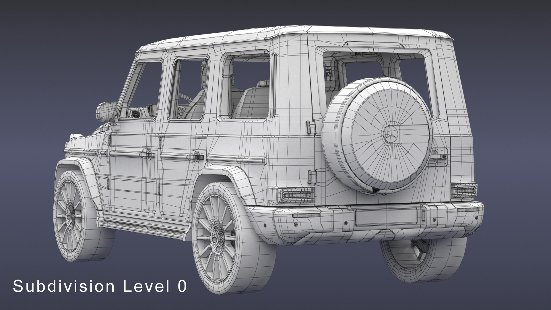 2019年梅赛德斯 - 奔驰g级3d3d模型