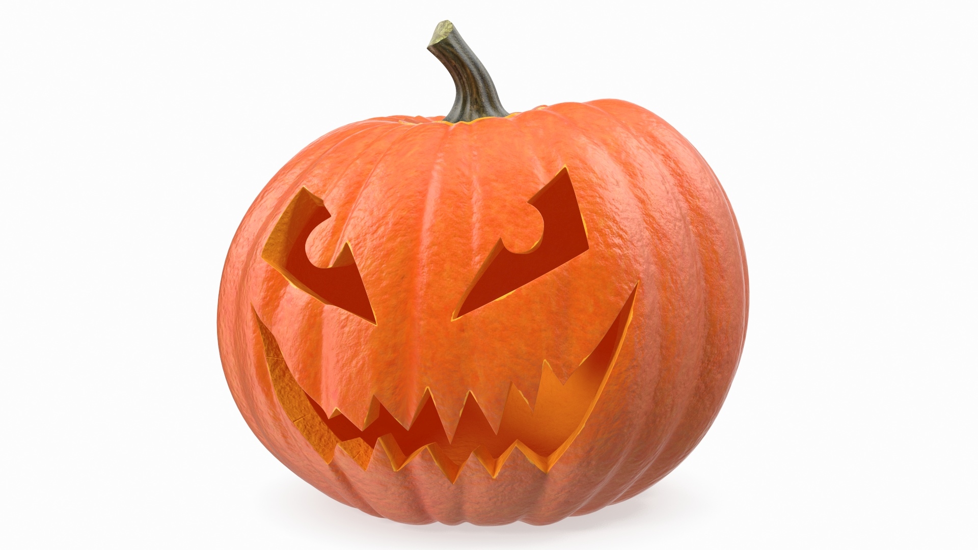 3D halloween pumpkin smiley - TurboSquid 1445530
