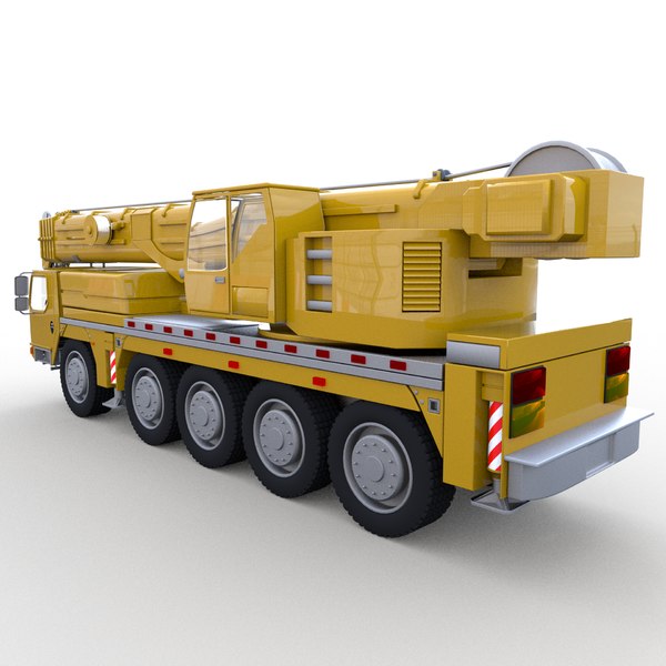 Mobile crane model TurboSquid 1444834