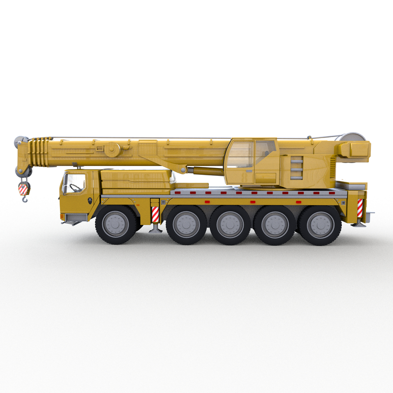 Mobile crane model TurboSquid 1444834