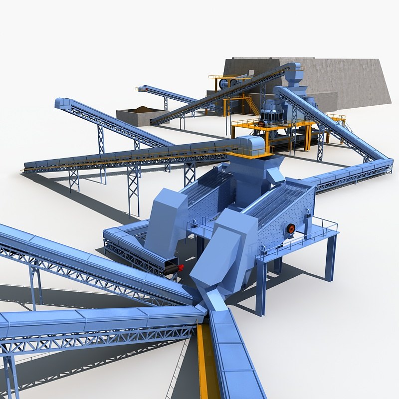 3D model mining machinery - TurboSquid 1445192