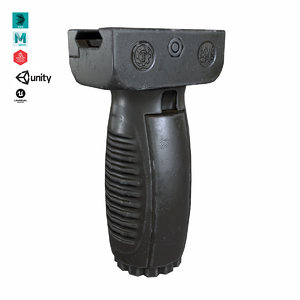 3D vertical foregrip weapon model