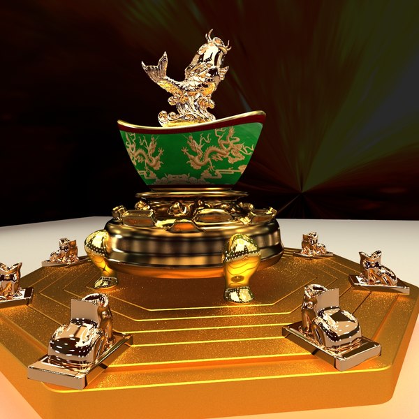 中国金元宝鱼3D模型 - TurboSquid 1445315