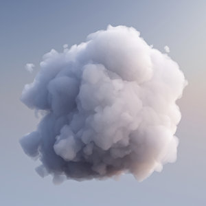 cloud 4 3D model