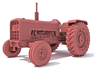 tractor 3d model