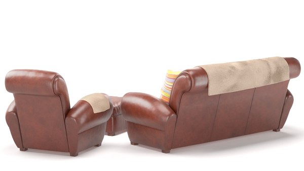 3d Big Sofa Chair Turbosquid 1445461, Moroni Leather Sofa