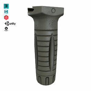 vertical foregrip weapon 3D model