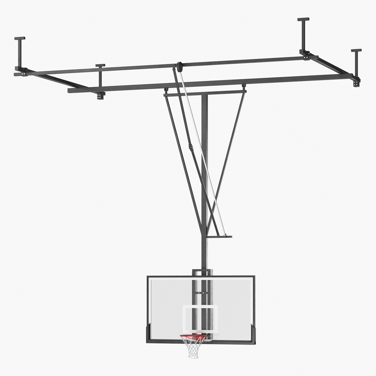 Realistic Basketball Hoop 3d Model Turbosquid 1439783