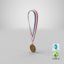 3D olympic style medal 01