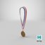 3D olympic style medal 01