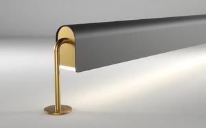 photorealistic table lamp frandsen model