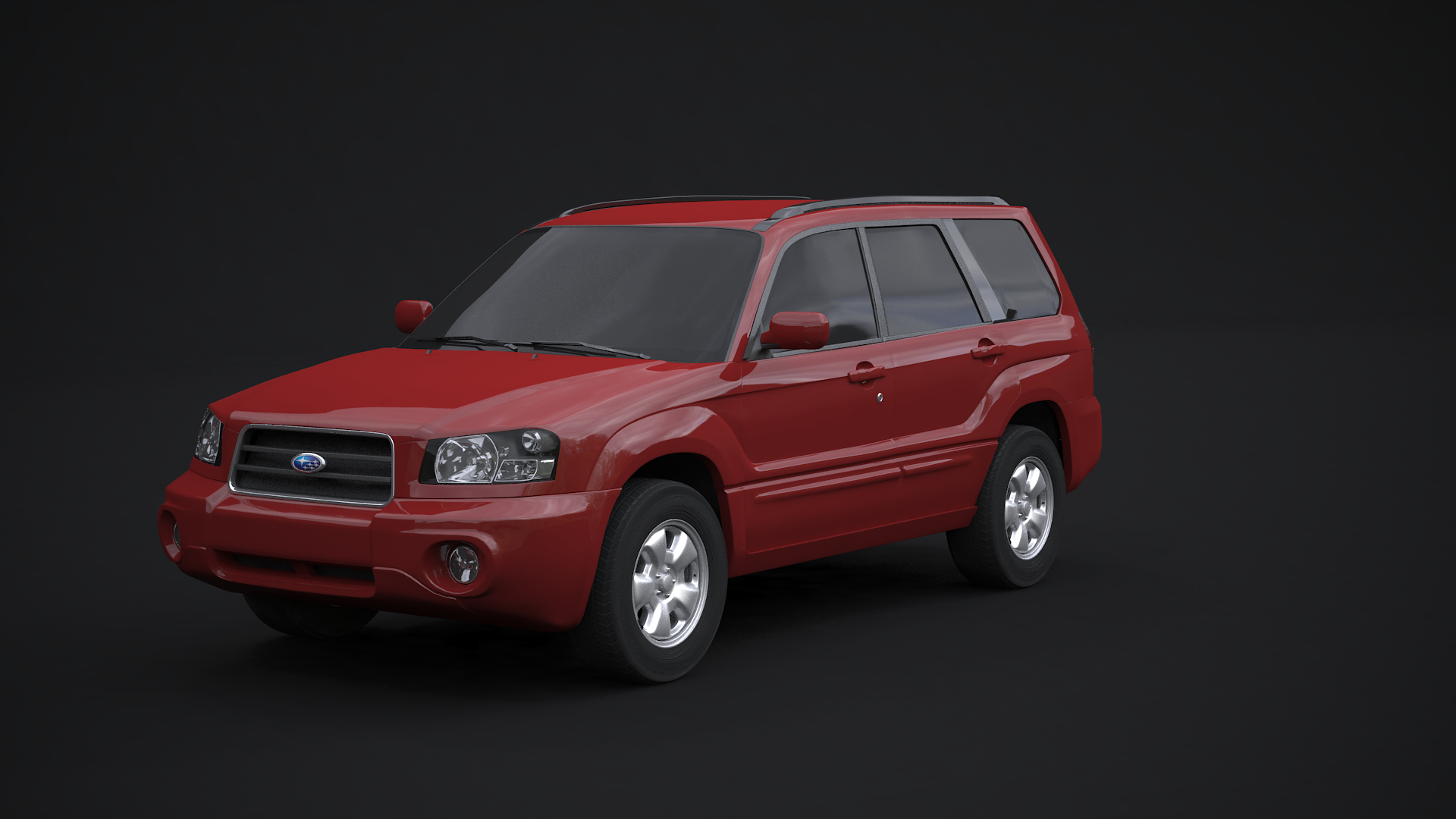 Subaru forester 3d model