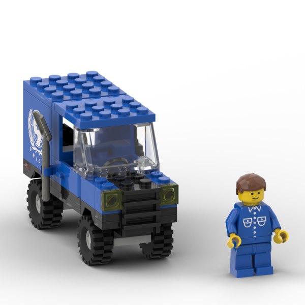 1985 Lego Set 106 UNICEF Van