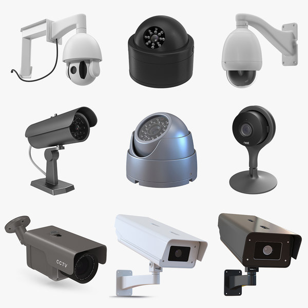 Cctv cameras 5 3D model - TurboSquid 1446326