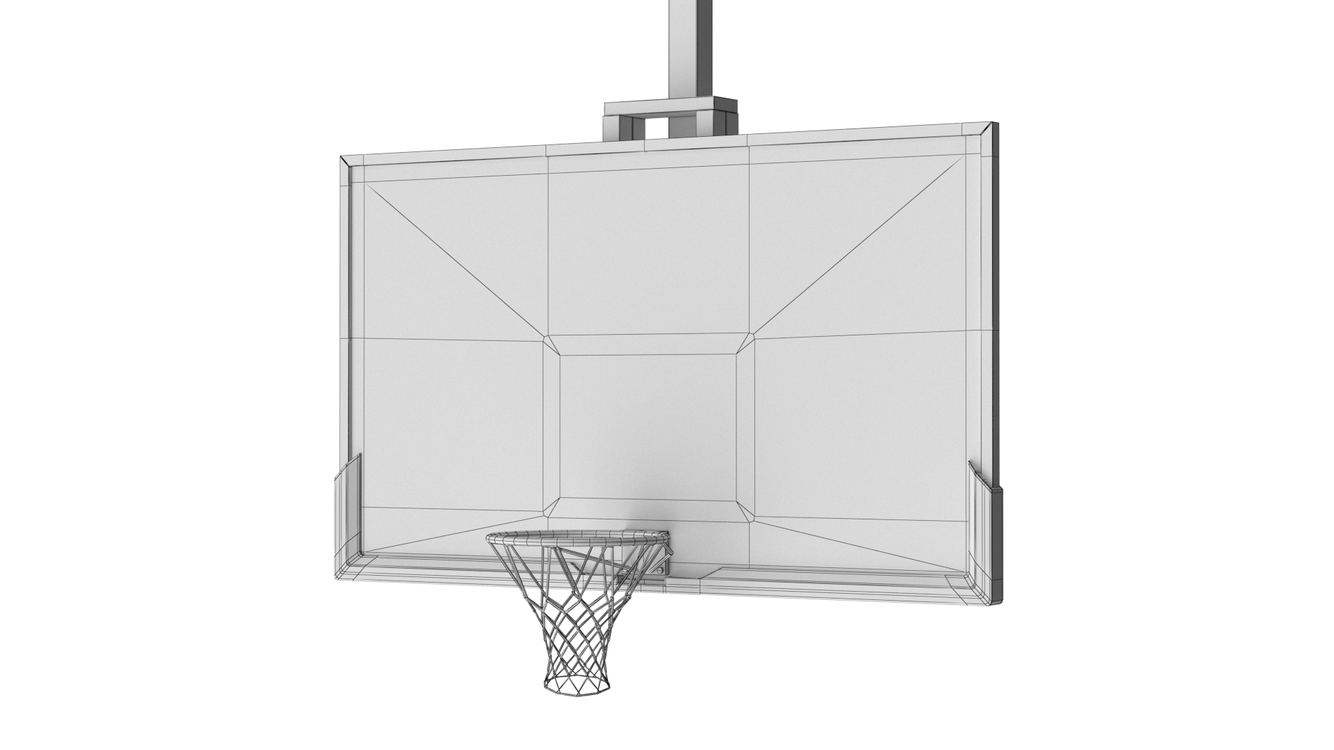 Realistic basketball hoops ceiling 3D model TurboSquid 1446131