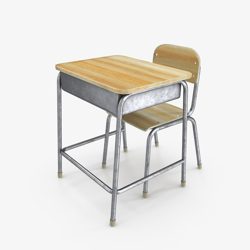 Classroom school desk 3D model - TurboSquid 1446155