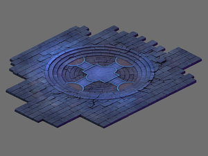 3D tomb - central surface