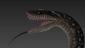 3D model snake