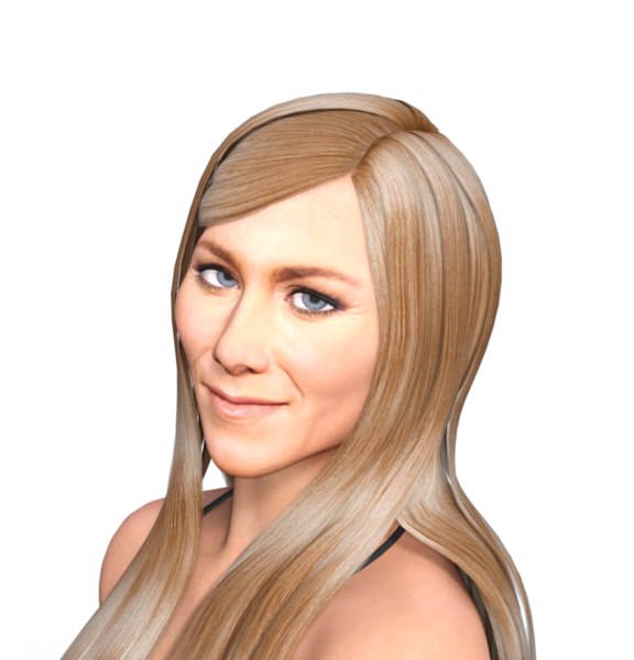 jennifer aniston rigged model