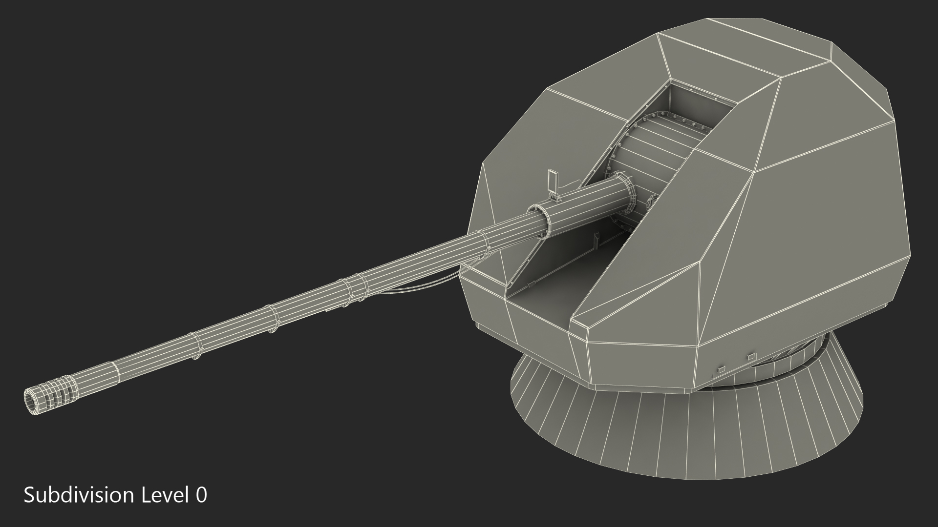 A192m 130 mm naval gun 3D model - TurboSquid 1446805