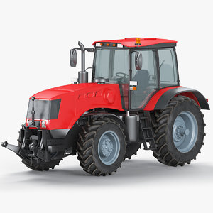 3D modern tractor