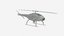 drone helicopter skelder v 3D