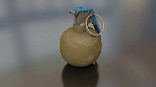 Hand Grenade Bomb 3d Model Turbosquid