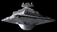 3D star wars destroyer