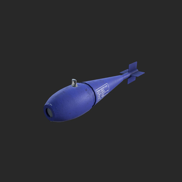 3d Model Mk 76 Practice Bomb Turbosquid