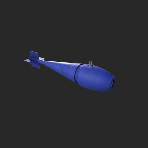 3d Model Mk 76 Practice Bomb Turbosquid 1447266