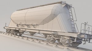 3D train tank tanker