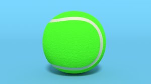 tennis ball cartoon 3D model